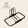 image:imageRetrospec Stash Rack 2 4 amp 5 Bike Floor Stand Bicycle Storage Organizer for Mountain Bike Road Bike Weather Resistant Fine Powder Steel Coating Fits Wheels up to 3  for Mountain Bike Road Bike Weather Resistant Fits Wheels up to 3Black
