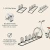 image:imageRetrospec Stash Rack 2 4 amp 5 Bike Floor Stand Bicycle Storage Organizer for Mountain Bike Road Bike Weather Resistant Fine Powder Steel Coating Fits Wheels up to 3  for Mountain Bike Road Bike Weather Resistant Fits Wheels up to 3Black