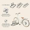 image:imageRetrospec Stash Rack 2 4 amp 5 Bike Floor Stand Bicycle Storage Organizer for Mountain Bike Road Bike Weather Resistant Fine Powder Steel Coating Fits Wheels up to 3  for Mountain Bike Road Bike Weather Resistant Fits Wheels up to 3Black