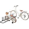 image:imageRetrospec Stash Rack 2 4 amp 5 Bike Floor Stand Bicycle Storage Organizer for Mountain Bike Road Bike Weather Resistant Fine Powder Steel Coating Fits Wheels up to 3  for Mountain Bike Road Bike Weather Resistant Fits Wheels up to 3Black