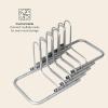 image:imageRetrospec Stash Rack 2 4 amp 5 Bike Floor Stand Bicycle Storage Organizer for Mountain Bike Road Bike Weather Resistant Fine Powder Steel Coating Fits Wheels up to 3  for Mountain Bike Road Bike Weather Resistant Fits Wheels up to 3Grey