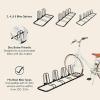 image:imageRetrospec Stash Rack 2 4 amp 5 Bike Floor Stand Bicycle Storage Organizer for Mountain Bike Road Bike Weather Resistant Fine Powder Steel Coating Fits Wheels up to 3  for Mountain Bike Road Bike Weather Resistant Fits Wheels up to 3Black