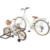 image:imageRetrospec Stash Rack 2 4 amp 5 Bike Floor Stand Bicycle Storage Organizer for Mountain Bike Road Bike Weather Resistant Fine Powder Steel Coating Fits Wheels up to 3  for Mountain Bike Road Bike Weather Resistant Fits Wheels up to 3Black