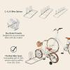 image:imageRetrospec Stash Rack 2 4 amp 5 Bike Floor Stand Bicycle Storage Organizer for Mountain Bike Road Bike Weather Resistant Fine Powder Steel Coating Fits Wheels up to 3  for Mountain Bike Road Bike Weather Resistant Fits Wheels up to 3Grey