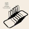 image:imageRetrospec Stash Rack 2 4 amp 5 Bike Floor Stand Bicycle Storage Organizer for Mountain Bike Road Bike Weather Resistant Fine Powder Steel Coating Fits Wheels up to 3  for Mountain Bike Road Bike Weather Resistant Fits Wheels up to 3Black