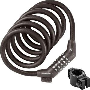 image:imageGrizzly Plus Integrated Combo Cable Bike Lock  12mmMatte Basalt