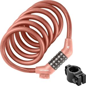 image:imageGrizzly Plus Integrated Combo Cable Bike Lock  12mmMatte Blush