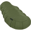 image:imageRetrospec Sedona Zafu Meditation Cushion with Buckwheat Hull Fill  Adjustable Yoga amp Pilates Equipment Support  17in Crescent Cotton CoverBasil