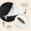 image:imageRetrospec Sedona Zafu Meditation Cushion Filled wBuckwheat Hulls  Yoga Pillow for Meditation Practices  Machine Washable 100 Cotton Cover amp Durable Carry Handle Crescent BlackBlack