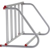 image:imageRetrospec Commercial Grid Bike Rack  Single amp Double Sided  Bicycle Storage Stand for Garages Stores Schools amp Universities Power Coated Steel  for Garages for Stores for Schools for UniversitiesSilver