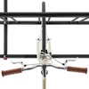 image:imageRetrospec Commercial Grid Bike Rack  Single amp Double Sided  Bicycle Storage Stand for Garages Stores Schools amp Universities Power Coated Steel  for Garages for Stores for Schools for UniversitiesBlack