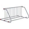 image:imageRetrospec Commercial Grid Bike Rack  Single amp Double Sided  Bicycle Storage Stand for Garages Stores Schools amp Universities Power Coated Steel  for Garages for Stores for Schools for UniversitiesSilver
