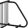 image:imageRetrospec Commercial Grid Bike Rack  Single amp Double Sided  Bicycle Storage Stand for Garages Stores Schools amp Universities Power Coated Steel  for Garages for Stores for Schools for UniversitiesBlack