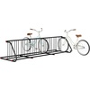 image:imageRetrospec Commercial Grid Bike Rack  Single amp Double Sided  Bicycle Storage Stand for Garages Stores Schools amp Universities Power Coated Steel  for Garages for Stores for Schools for UniversitiesBlack