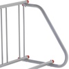 image:imageRetrospec Commercial Grid Bike Rack  Single amp Double Sided  Bicycle Storage Stand for Garages Stores Schools amp Universities Power Coated Steel  for Garages for Stores for Schools for UniversitiesSilver