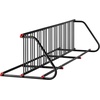 image:imageRetrospec Commercial Grid Bike Rack  Single amp Double Sided  Bicycle Storage Stand for Garages Stores Schools amp Universities Power Coated Steel  for Garages for Stores for Schools for UniversitiesBlack