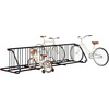 image:imageRetrospec Commercial Grid Bike Rack  Single amp Double Sided  Bicycle Storage Stand for Garages Stores Schools amp Universities Power Coated Steel  for Garages for Stores for Schools for UniversitiesBlack