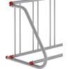 image:imageRetrospec Commercial Grid Bike Rack  Single amp Double Sided  Bicycle Storage Stand for Garages Stores Schools amp Universities Power Coated Steel  for Garages for Stores for Schools for UniversitiesSilver